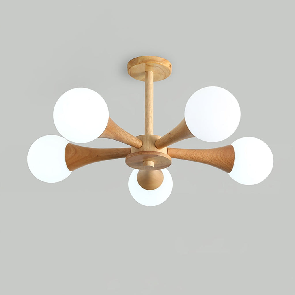 Candelabro in Legno Nera
