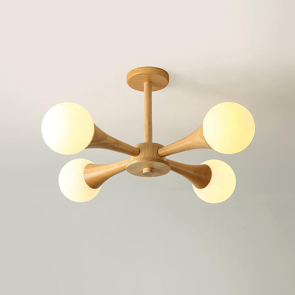 Candelabro in Legno Nera