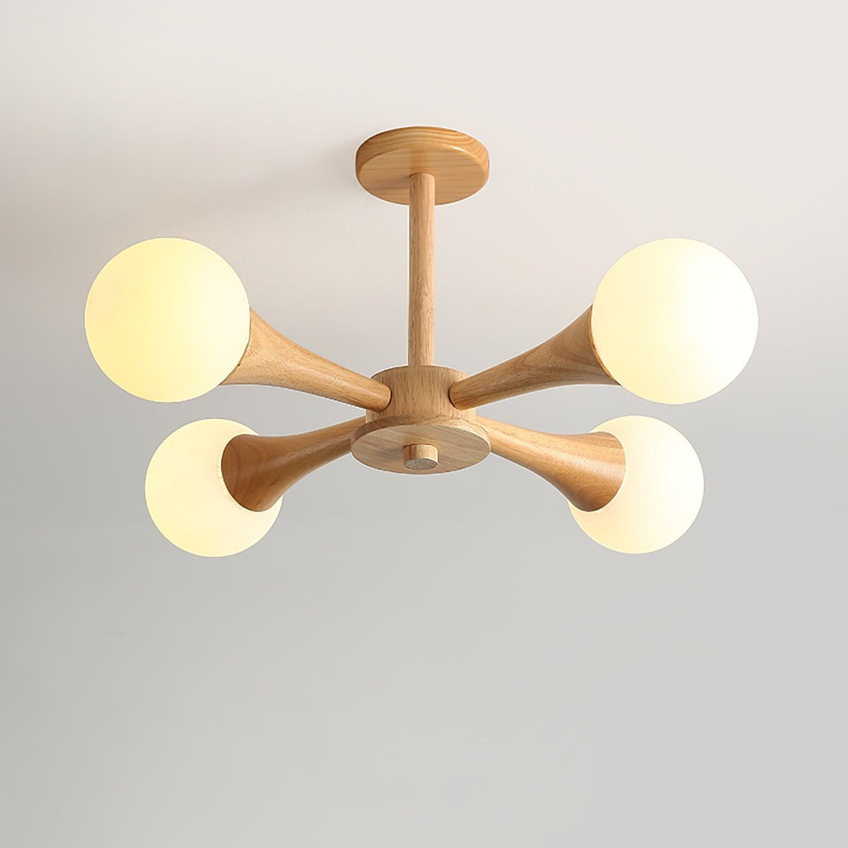 Candelabro in Legno Nera