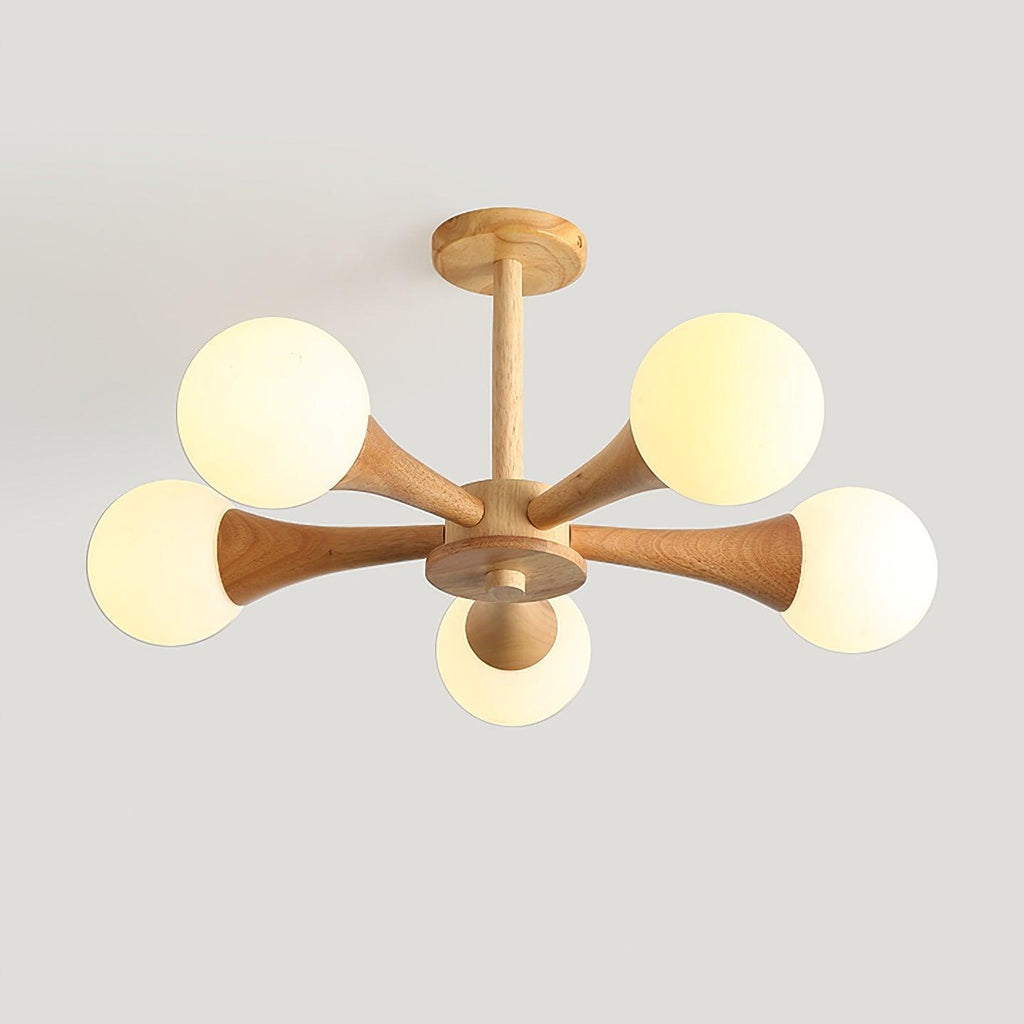 Candelabro in Legno Nera