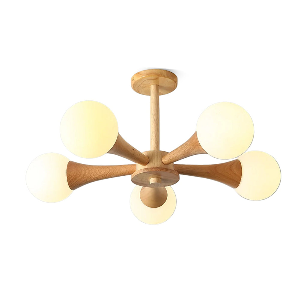 Candelabro in Legno Nera