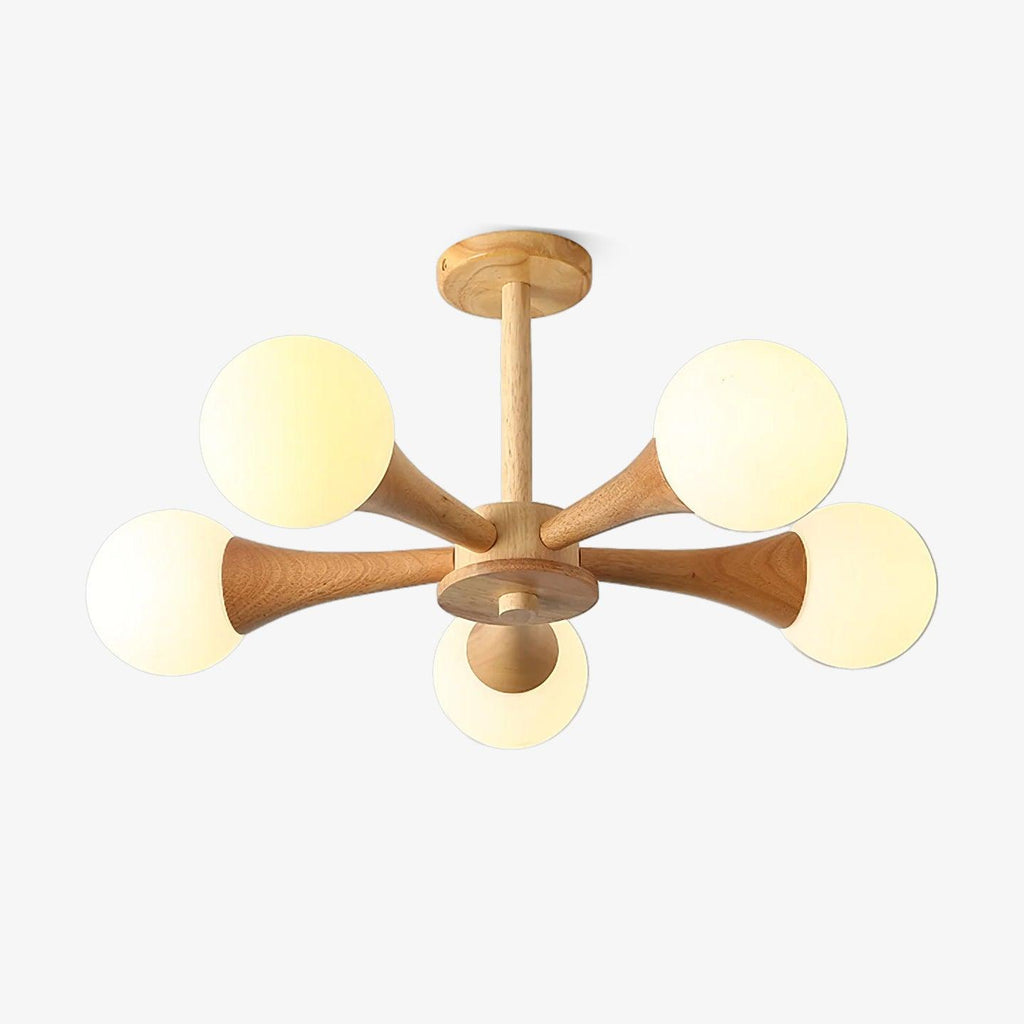 Candelabro in Legno Nera