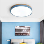 Lampada da soffitto Chic in legno a incasso