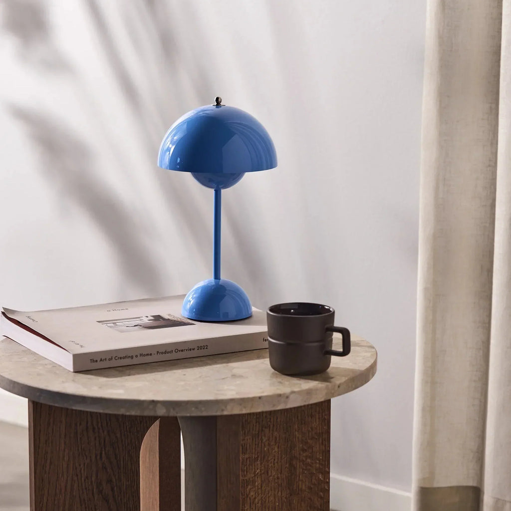 Lampada da Tavolo Retro a Forma di Fungo