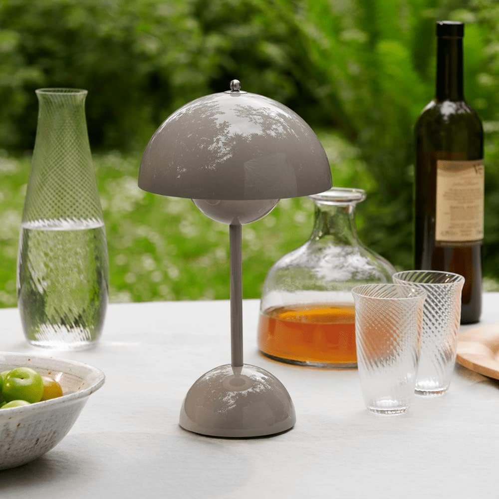 Lampada da Tavolo Retro a Forma di Fungo