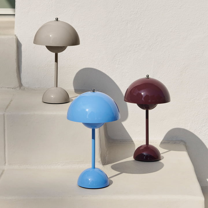 Lampada da Tavolo Retro a Forma di Fungo