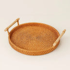 Vassoio di Stoccaggio Artigianale in Rattan Elora