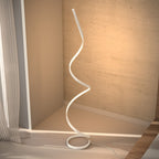 Lampada da Terra LED Scultorea – Lampada di Design a Spirale Moderna