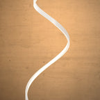 Lampada da Terra LED Scultorea – Lampada di Design a Spirale Moderna