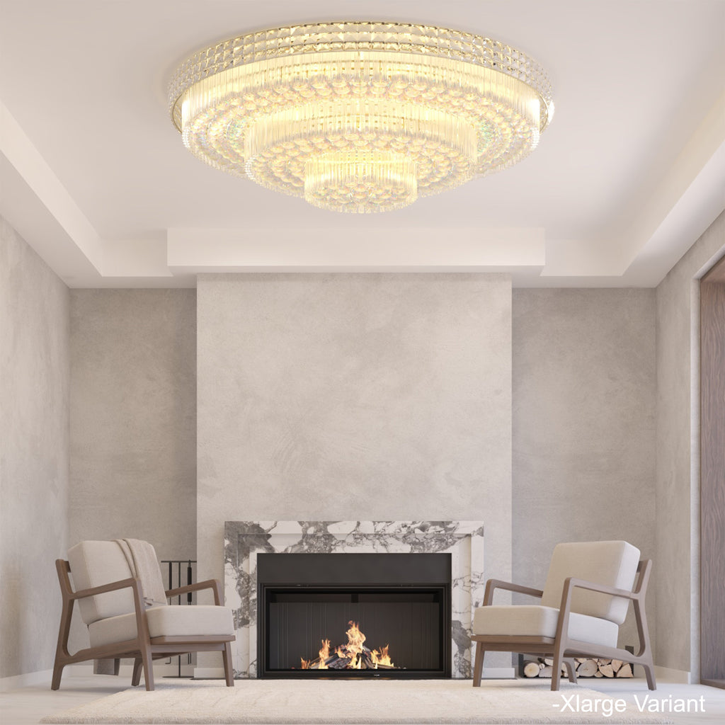 Lampadario a Cristallo Multi Livello