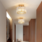 Lampada da soffitto Xylenne – Vetro di cristallo – Nero – 17×23 cm – Elegante lampada da soffitto LED che crea atmosfera