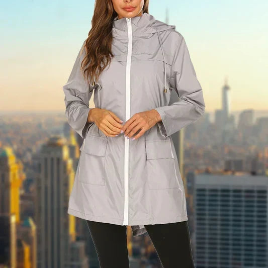 Giacca Impermeabile da Donna – Giacca Elegante e Impermeabile per Tempo Piovoso