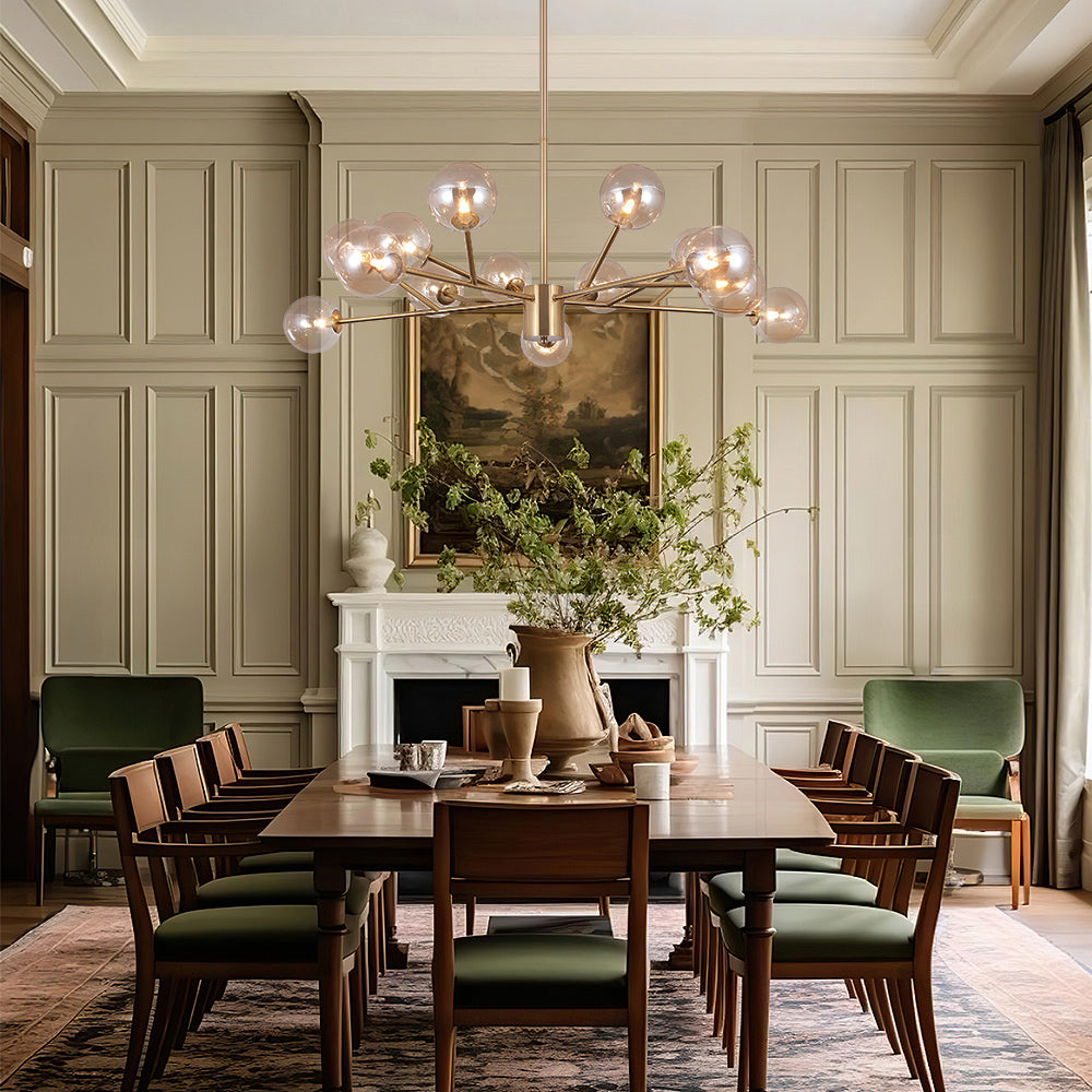 Candelabro Moderno in Vetro Seriva