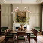 Candelabro Moderno in Vetro Seriva
