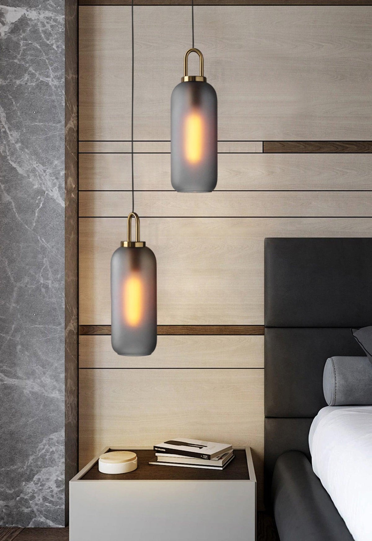 Lampada a Sospensione in Vetro