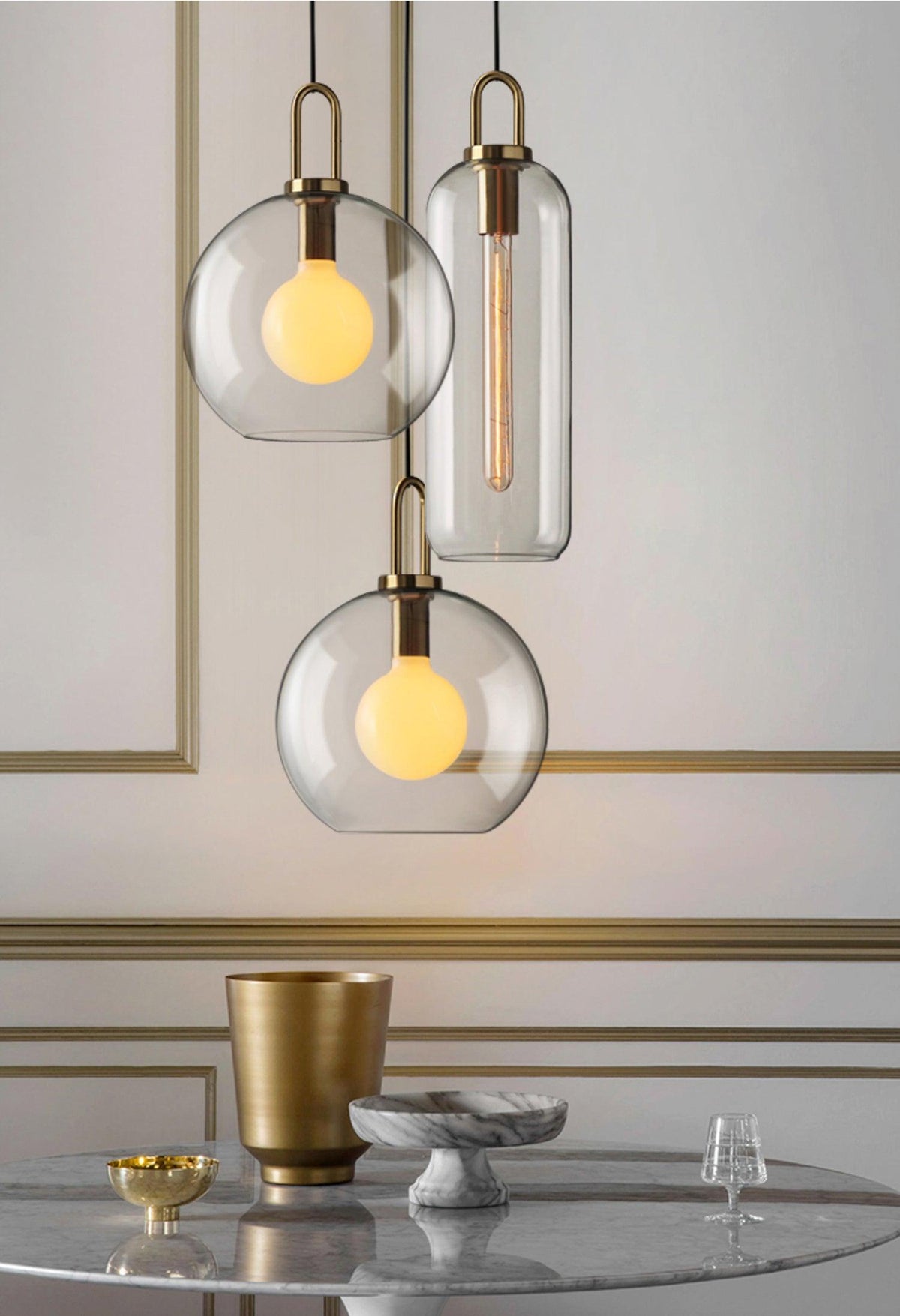 Lampada a Sospensione in Vetro