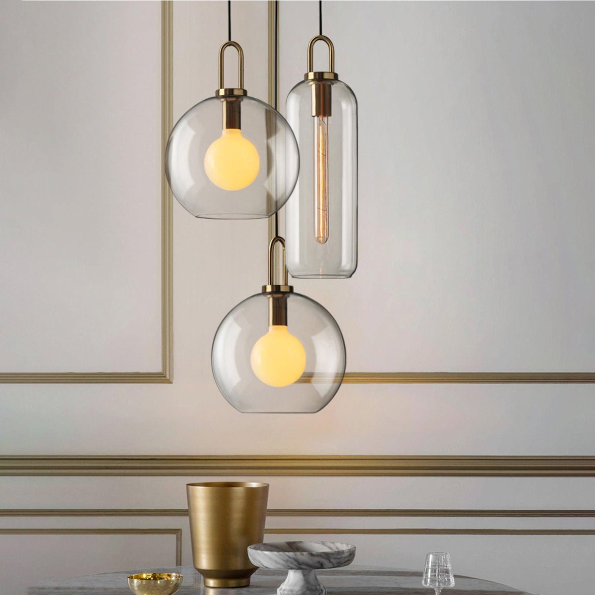 Lampada a Sospensione in Vetro