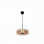 Lampada a sospensione in vetro – Design moderno e illuminazione suggestiva | Perfetta per l'illuminazione interna