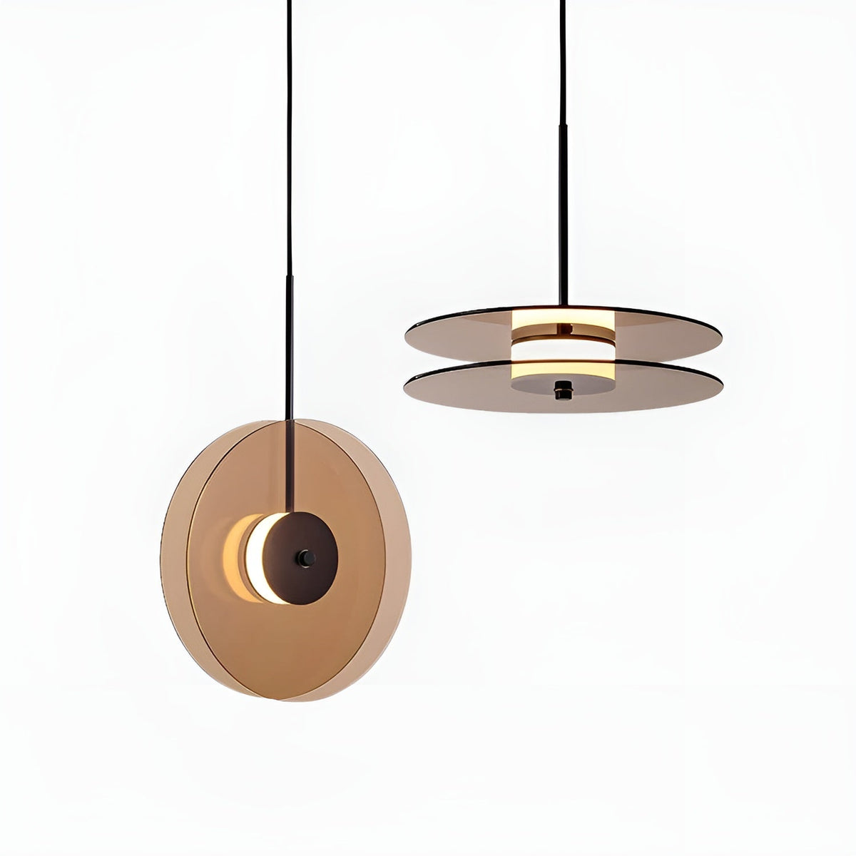 Lampada a sospensione in vetro – Design moderno e illuminazione suggestiva | Perfetta per l'illuminazione interna