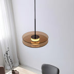 Lampada a sospensione in vetro – Design moderno e illuminazione suggestiva | Perfetta per l'illuminazione interna