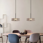 Lampada a sospensione in vetro – Design moderno e illuminazione suggestiva | Perfetta per l'illuminazione interna
