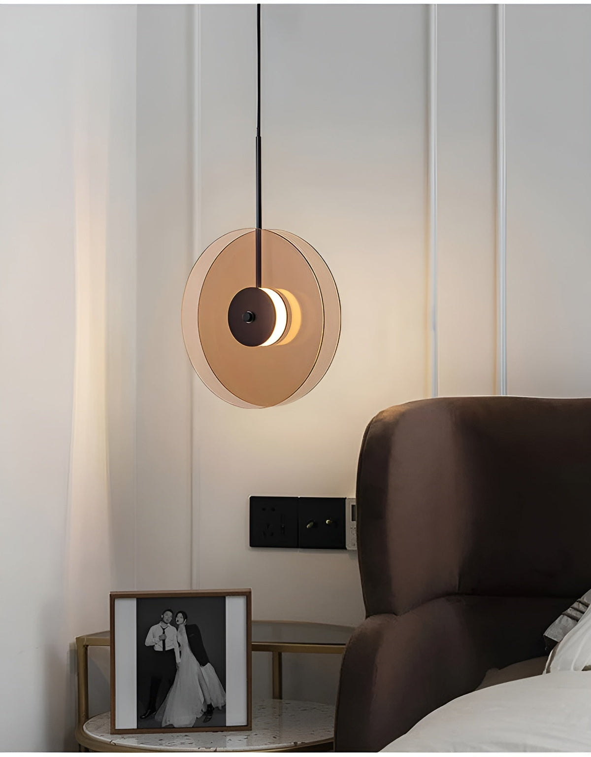 Lampada a sospensione in vetro – Design moderno e illuminazione suggestiva | Perfetta per l'illuminazione interna