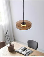 Lampada a sospensione in vetro – Design moderno e illuminazione suggestiva | Perfetta per l'illuminazione interna