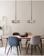 Lampada a sospensione in vetro – Design moderno e illuminazione suggestiva | Perfetta per l'illuminazione interna