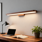 Lampada da parete moderna minimalista circolare in alluminio LED per specchio da bagno
