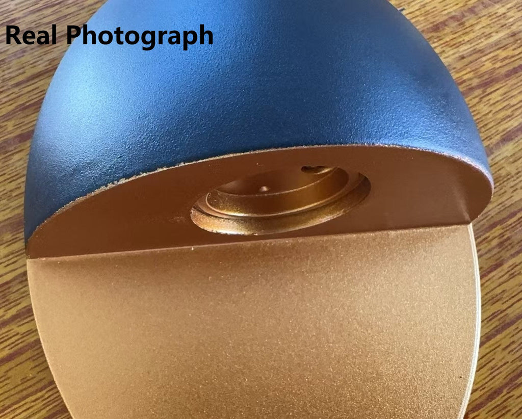Lampada da Parete LED Impermeabile in Alluminio a Forma Ovale Minimalista Moderna per Esterni