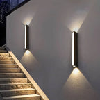 Moderna Luce da Parete a Doppio Fascio per Percorsi Esterni