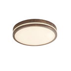 Zallon Lampada da soffitto – Legno – Calda – Ø 40 cm – Illuminazione LED moderna per soggiorno e camera da letto