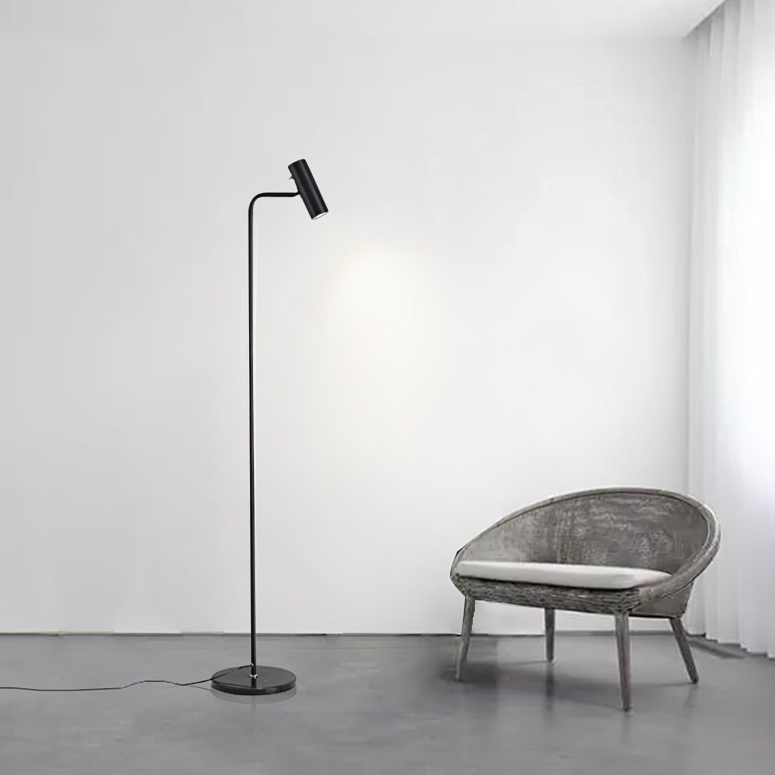 Zelvano Lampada da Terra – Ottone – Oro – 160 cm – Minimalista & Regolabile, Ideale per il Soggiorno