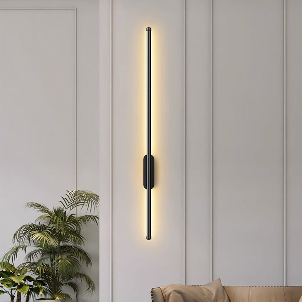 Lampada da Parete Zilzan – Metallo – Nero – Lunghezza Variabile – Design Moderno