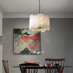 Zoe Lampadario di Alabastro di Lusso a Livelli