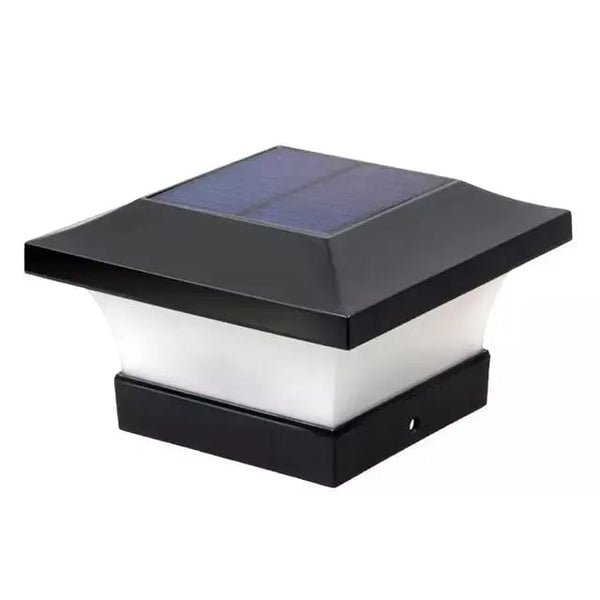 Lampada da Parete Solare da Esterno con Involucro Quadrato Nero