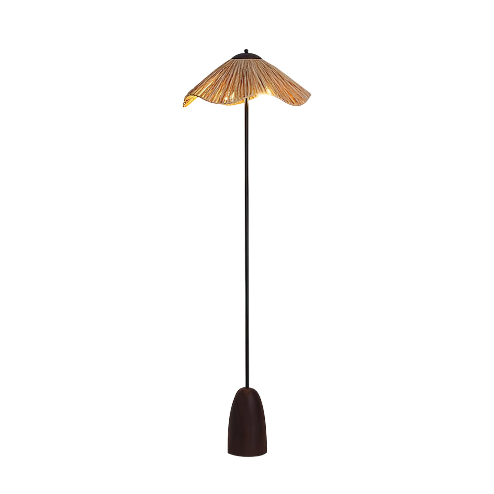 Lampada da terra Zorquen – Tessuto – Nero – 160 cm – Design moderno per soggiorni e angoli lettura
