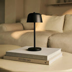 Lampada da Tavolo Ricaricabile Base in Metallo Senza Fili