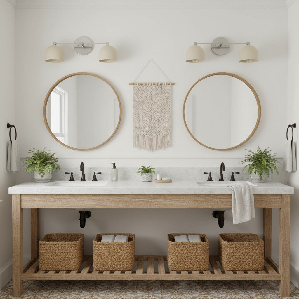 Applique da Parete in Ottone Chroma Dome per Bagno Moderno