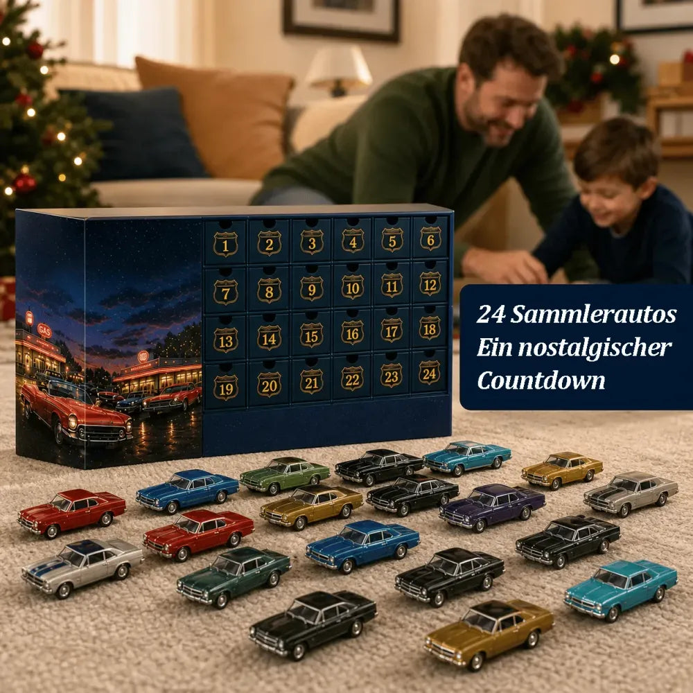 Calendario dell'Avvento Auto Americane 2026 – 24 Classici d'Epoca