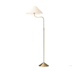 Lampada da Terra con Paralume in Lino Lieve per Soggiorni Moderni