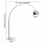 Lampada da Terra Arco Italiana – Design Moderno per il Soggiorno