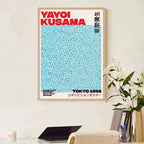 Arte da Parete in Tela Moderna di Yayoi Kusama
