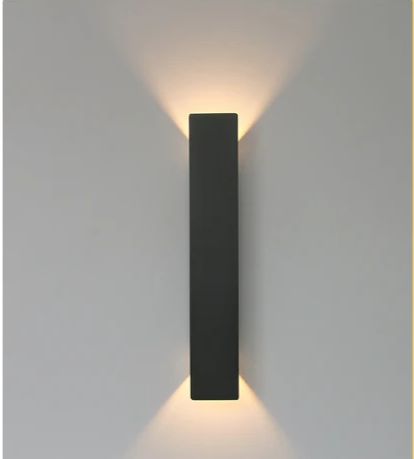 LumaShield Duo – Lampada da Parete LED Nera & Bianca