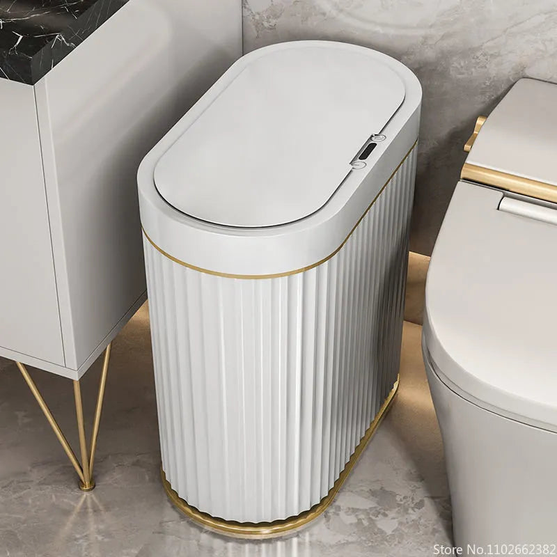 Cestino Sensoriale Smart Senza Contatto per Bagno Moderno