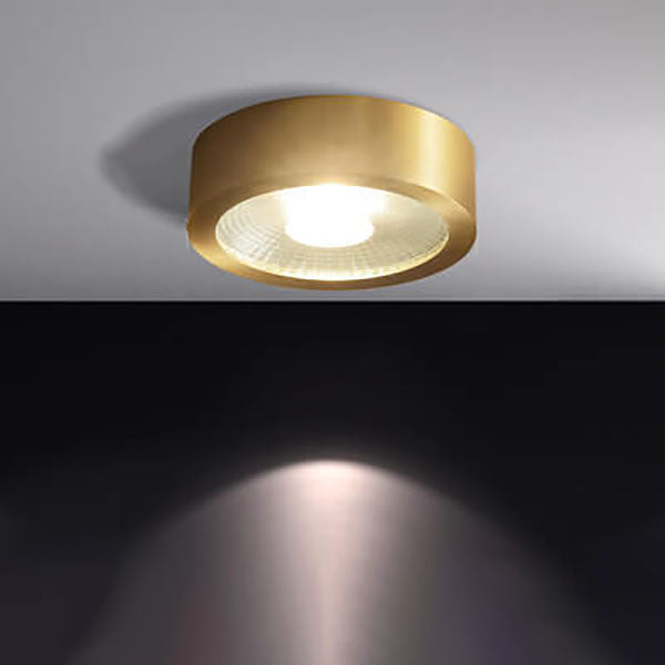 Luce a soffitto LED ultra-sottile in rame di lusso moderno per corridoio