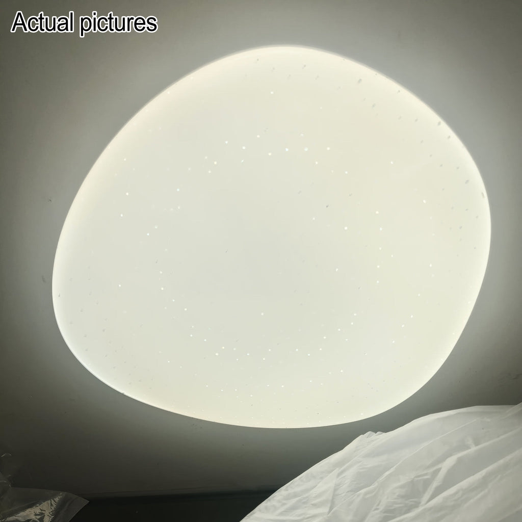 Moderna Luce da Soffitto LED con Effetto Pietra a Ciottoli