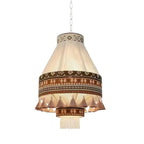 Lampada a sospensione Bohemien con Frange
