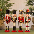 NutcrackerJoy - Figurina soldato Noci di Natale per un fascino natalizio senza tempo