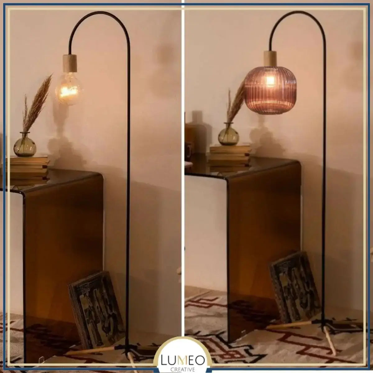 Abat-jour in vetro stile Vintage | CRISTALI